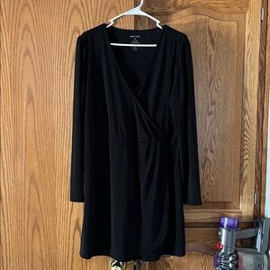 Nine West Elegant Black Long Sleeve Dress